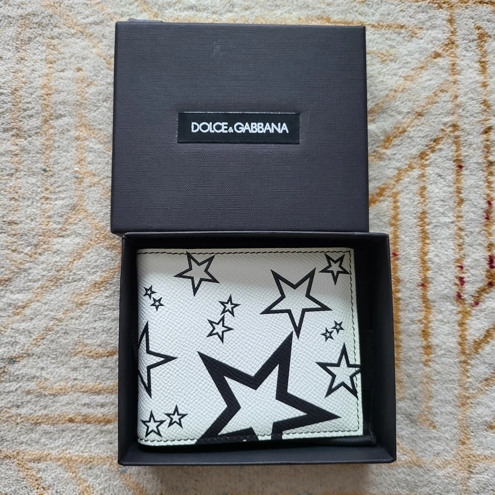Dolce & Gabbana Black and White Star Wallet